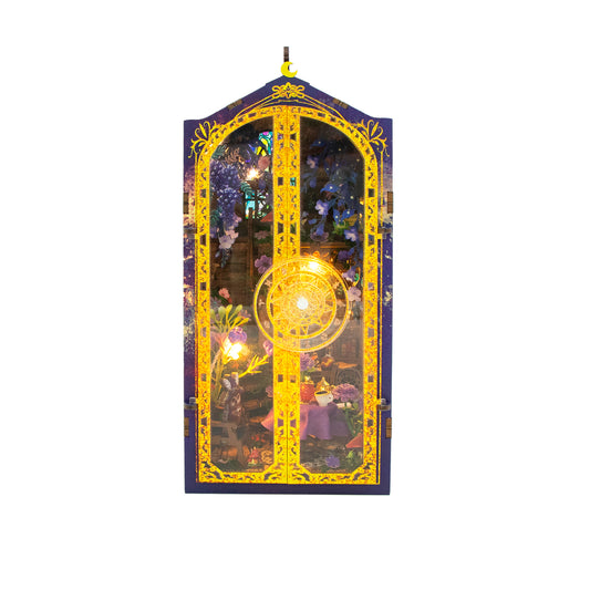 Magic Coffee House M2602 DIY Miniature Book Nook Kit with LED Lights