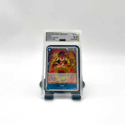 One Piece Card Game Sabo OP10-049 Royal Blood ACS 9.5 Mint+ Japanese Graded Card