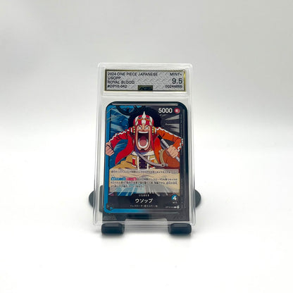 One Piece Card Game Usopp OP10-042 Royal Blood ACS 9.5 Mint+ Japanese Graded Card