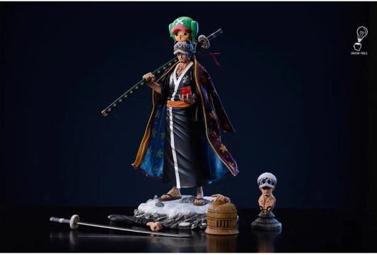Brain Hole Trafalgar Law & Tony Tony Chopper Wano 1/6 Scale Resin Statue Figure