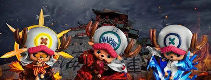 Wu Shang Studio Tony Tony Chopper Admiral Cosplay Resin Figure Set (26–35cm) Loose/Damaged