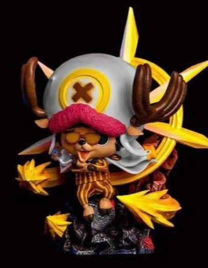 Wu Shang Studio Tony Tony Chopper Admiral Cosplay Resin Figure Set (26–35cm) Loose/Damaged