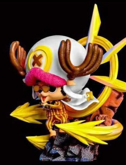 Wu Shang Studio Tony Tony Chopper Admiral Cosplay Resin Figure Set (26–35cm) Loose/Damaged