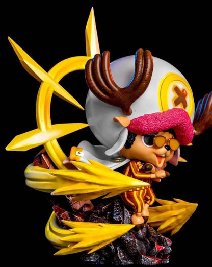 Wu Shang Studio Tony Tony Chopper Admiral Cosplay Resin Figure Set (26–35cm) Loose/Damaged