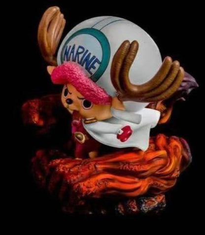 Wu Shang Studio Tony Tony Chopper Admiral Cosplay Resin Figure Set (26–35cm) Loose/Damaged