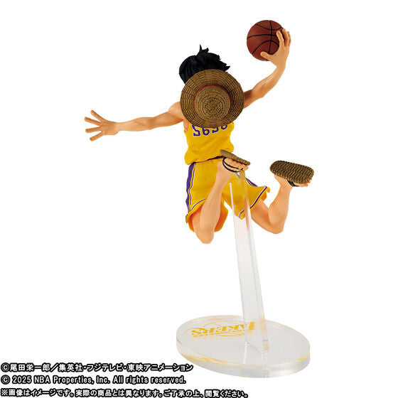 Banpresto Monkey D. Luffy One Piece x NBA Collaboration Master Stars Piece Figure (Multi Team Variants) - PRE-ORDER