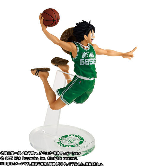 Banpresto Monkey D. Luffy One Piece x NBA Collaboration Master Stars Piece Figure (Multi Team Variants) - PRE-ORDER