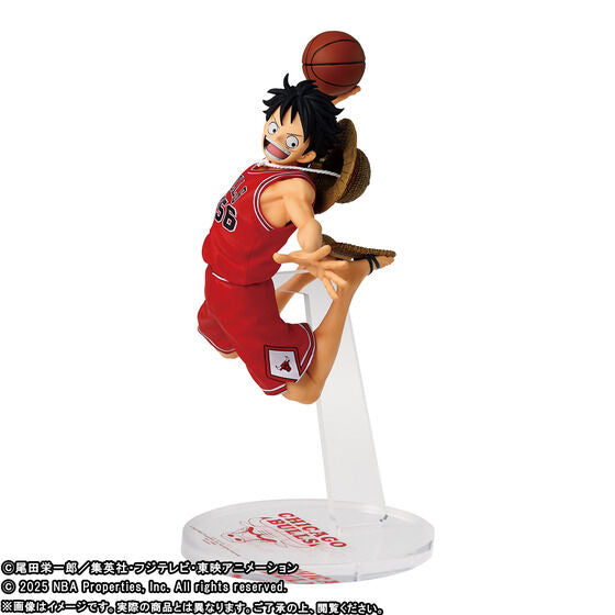Banpresto Monkey D. Luffy One Piece x NBA Collaboration Master Stars Piece Figure (Multi Team Variants) - PRE-ORDER