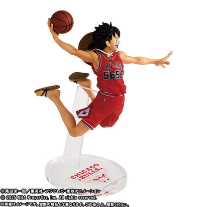 Banpresto Monkey D. Luffy One Piece x NBA Collaboration Master Stars Piece Figure (Multi Team Variants) - PRE-ORDER