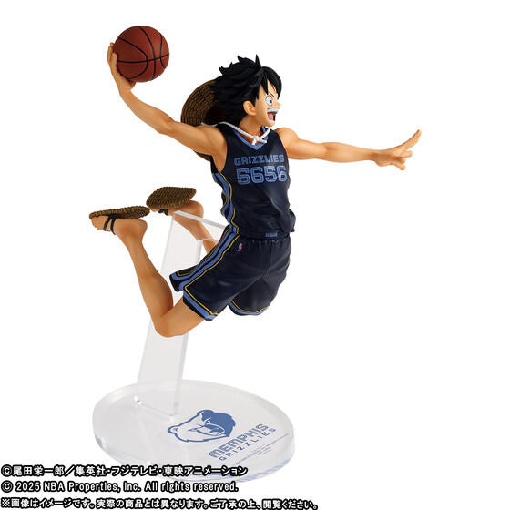 Banpresto Monkey D. Luffy One Piece x NBA Collaboration Master Stars Piece Figure (Multi Team Variants) - PRE-ORDER