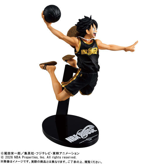 Banpresto Monkey D. Luffy One Piece x NBA Collaboration Master Stars Piece Figure (Multi Team Variants) - PRE-ORDER