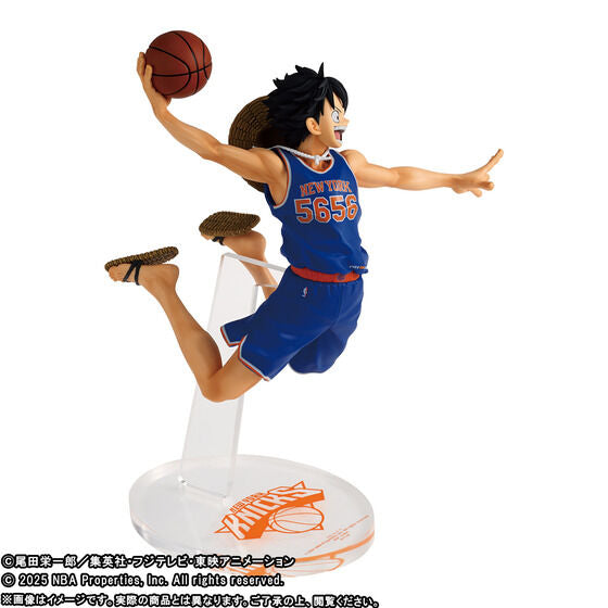 Banpresto Monkey D. Luffy One Piece x NBA Collaboration Master Stars Piece Figure (Multi Team Variants) - PRE-ORDER