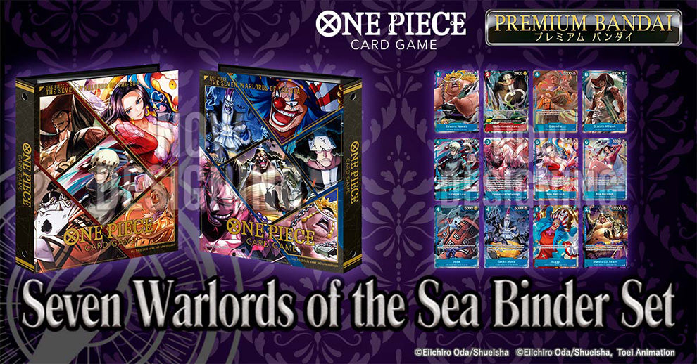 One Piece Card Game Seven Warlords of the Sea Binder Set English